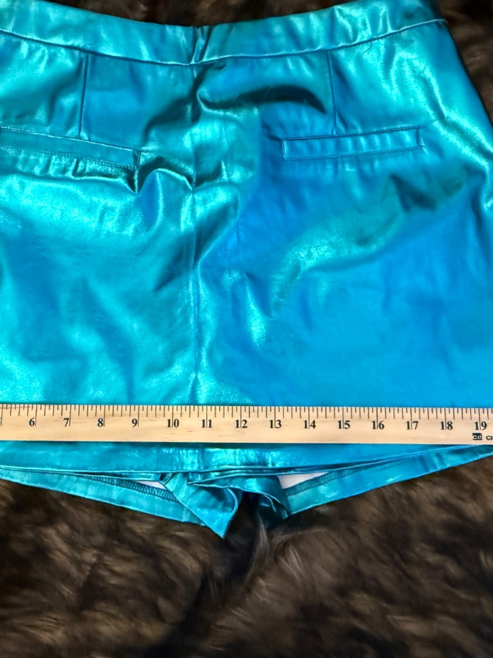 NWT Buddy Love Skort in Metallic Teal (Medium) - Picture 7 of 14